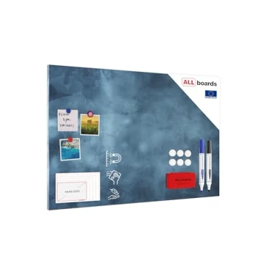 Image of ALLboards Magnetic METALboards, Cloudy Sky 90x60 cm + a Set of Accessories Included