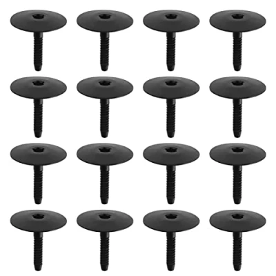 Image of eMagTech 30PCS Side Skirt Trim Moulding Fastener Clips 07147296886 Compatible with 1 Series F20 F21 Plastic Shield &amp; Retainer