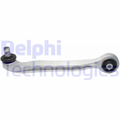 Image of 4E0407505B, 4E0407505D, 4E0407505E Suspension Arm DELPHI TC1812 with ball joint Left, Upper, Front Trailing Aluminium AUDI: A6 C6 Saloon