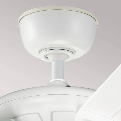 Image of Kevlar 107cm Pull Chain 5 Blade Ceiling Fan Matte White