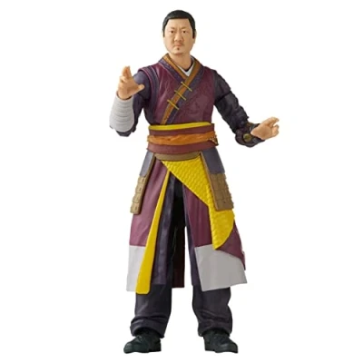 Image of Marvel Legends Series Doctor Strange in the Multiverse of Madness 15 cm Collectible Marvel’s Wong Cinematic Universe Action Figure Toy, 4 Accessories and 1 Build A Part
