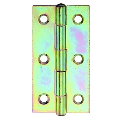 Image of Narrow Hinge 70 x 35 mm / 20 STK. Oberflaeche: galvanisch Gelb verzinkt