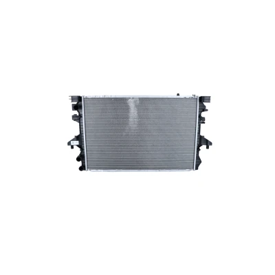 Image of 7H0121253F, 7H0121253H, 7H0121253K, 7H0121253M Engine radiator NRF 53796 Aluminium 710mm 466mm 33mm Brazed cooling fins VOLKSWAGEN: Transporter 5 Bus