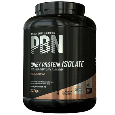 Image of Premium Body Nutrition Whey Isolate Protein Powder, Chocolate 75 Servings, 2.27 kg (Pack of 1)