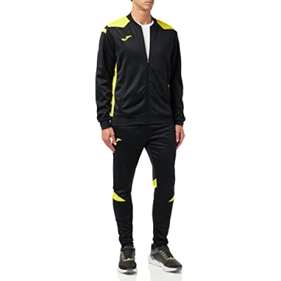 Image of Joma Championship VI Tracksuit Black Yellow