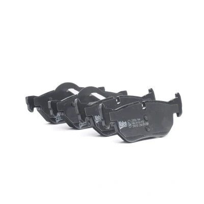 Image of 34212288891, 34212288892, 34212409257, 34212409259, 34216767148 Brake pad set VALEO 598703 Rear Axle excl. wear warning contact with anti squeak plate