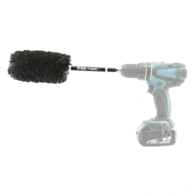 Image of Chemical Guys ACC401 Power Woolie Microfiber Wheel Brush with Drill Adapter , Black