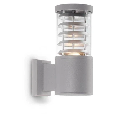 Image of Tronco 1 Light Outdoor Wall Grey IP44, E27