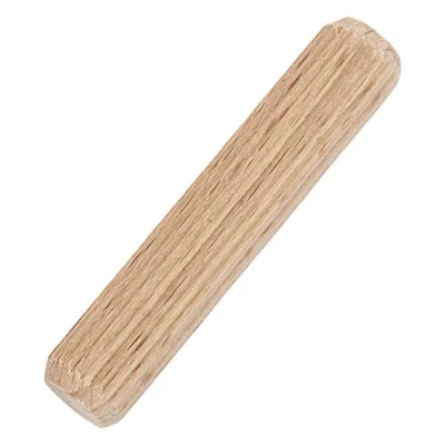 Image of Trend Beech Wood Dowels, Pack of 50, 10mm Diameter x 35mm Length, Grooved for Efficient Gluing MDF &amp; Chipboard Joinery, DWL/4/50