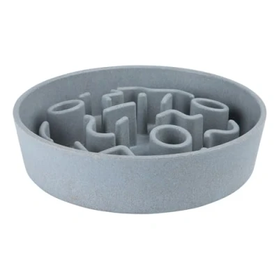 Image of District 70 Bamboo Dog Slow Feeder, 28 cm, Ice Blue