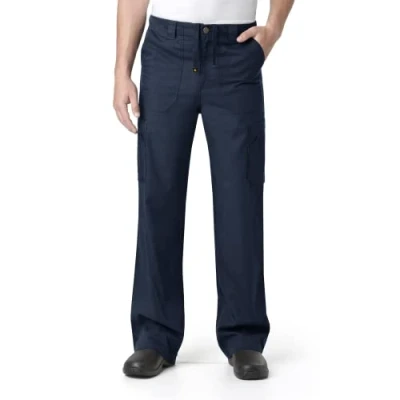 Image of Carhartt Men&#039;s Ripstop Multi Cargo Pant Medical Scrubs, Navy, 3X Large