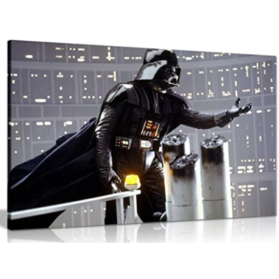 Image of Star Wars Darth Vader Bridge Canvas Wall Art Picture Print (30x20in)