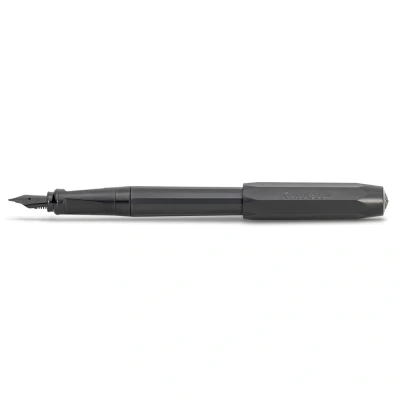 Image of Kaweco PERKEO Fountain Pen All Black I Premium for Ink Cartridges Exclusive 13 cm Nib: M (Medium)