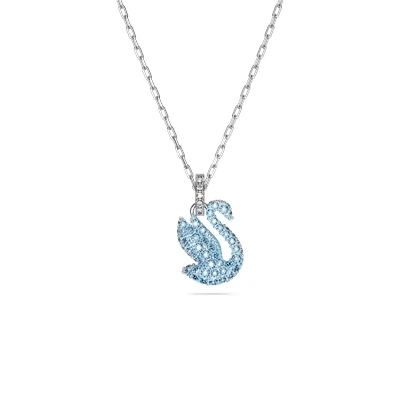 Image of Swarovski Iconic Swan Pendant Necklace 43cm