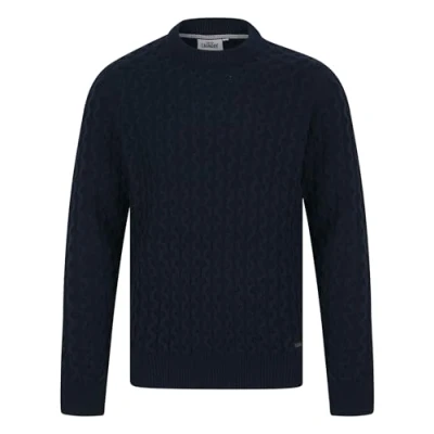 Image of Tokyo Laundry Men&#039;s Nonso Wool Blend Chunky Cable Knit Crew Neck Jumper