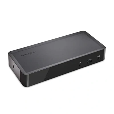 Image of Kensington USB C 3.0 Docking Station SD4700P and Dual Display Universal Laptop with DisplayPort++ HDMI outputs, 6 ports (K38240EU)