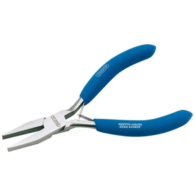 Image of Draper Carbon Steel Flat Nose Pliers, 125mm