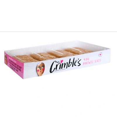 Image of Mrs Crimble’s 12 Bakewell Slices, Gluten Free, Premium Quality Cake Bars, Ready to Eat, Certified Free From Gluten, Wheat &amp; Vegetarian Friendly (Pack of 3, Total Slices)
