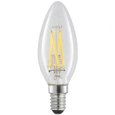 Image of Arcchio LED bulb, filament, candle, E14, 4W, clear