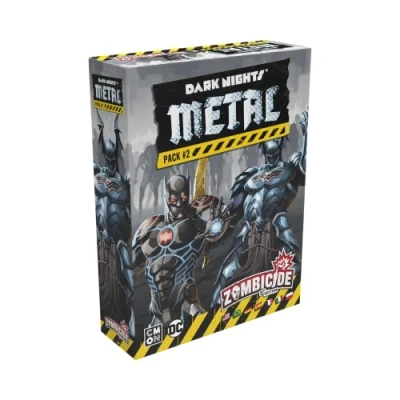 Image of CMON Zombicide Dark Nights Metal Pack #2 Set of Justice League Miniatures Compatible with 2nd Edition Game for Adults Ages 14+ 1 6 Players Average Playtime 60 Minutes Made