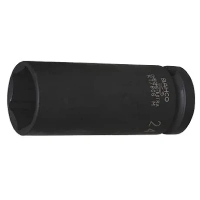 Image of Bahco K7806Z 9/16 Deep Socket, Black, 3/4 Inch, 320 g