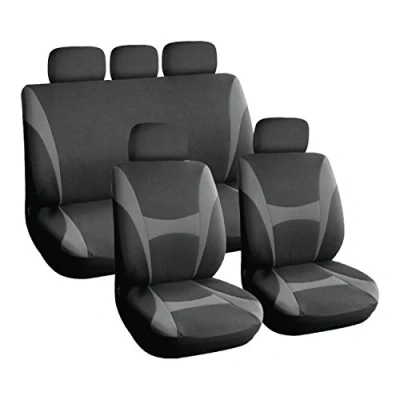 Image of Xtremeauto® Universal Full Car Front And Rear Seat Cover Protectors Set Durable (Grey)