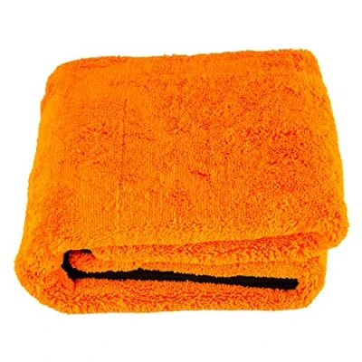 Image of Liquid Elements Car Drying Cloth Orange Baby 800 GSM 90 x 60 cm Soft Microfibre for Care Extremely Absorbent, Lint Free &amp; Gentle on Paint (Pack of 1)
