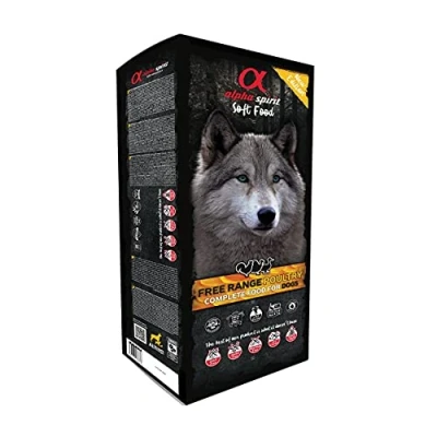Image of ALPHA SPIRIT Dog Complete Soft Food Freiland Geflügel 9kg