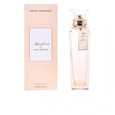 Image of Adolfo Dominguez Aqua Fresca De Rosas Blancas Eau Toilette for Women, 200 ml