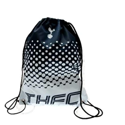 Image of Official Football Merchandise Sports Backpack with Adjustable Drawstring Various Teams, Tottenham Hotspur FC, 45 x 34cm