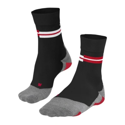 Image of FALKE Women&#039;s RU5 Race W SO Functional Yarn Anti Blister 1 Pair Running Socks, Black (Black 3011), 2.5 3.5