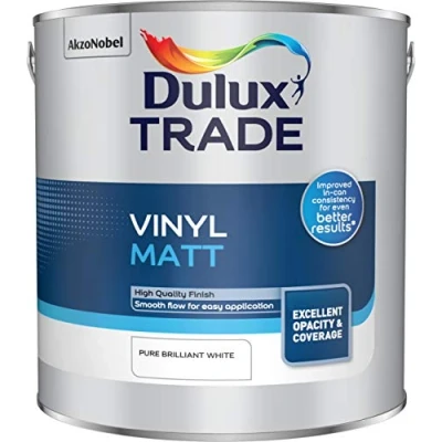 Image of Dulux Trade Vinyl Matt PBW 2.5L