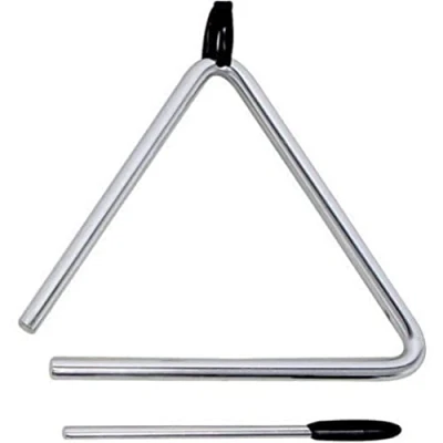 Image of PURE GEWA Club Salsa F835500 Triangle, Chrome, 4 inch