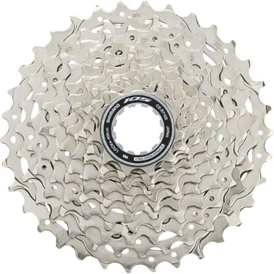 Image of SHIMANO 105 Cs R7100 12 Speed Cassette Silver, 11 34T,