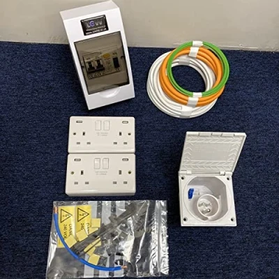 Image of TEW 240V Mains Electric Hook Up Installation Kit Campervan Motorhome Conversion 36