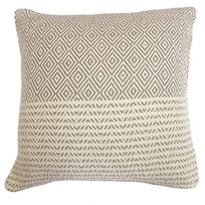 Image of Rapport Home Throw Cushion Cover 100% Cotton Decorative Cream (43 x 43 cm)