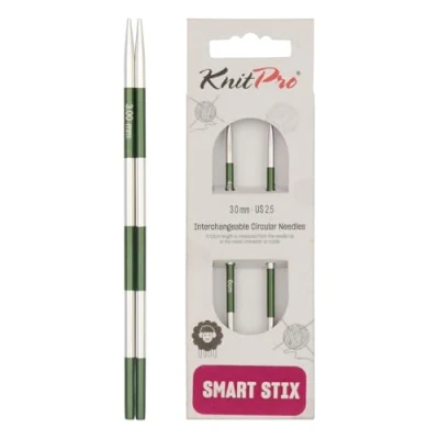Image of KnitPro Knitting Pins: Circular: Interchangeable:, Metal, Assorted, 3mm