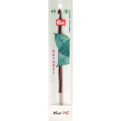 Image of Prym Tunisian Crochet Hook, Wood Metal, Mehrfarbig, 4.5 mm