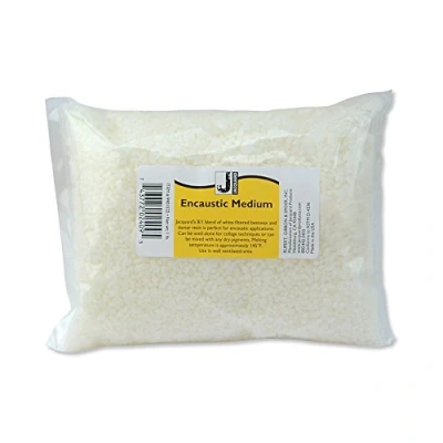 Image of Jacquard Encaustic Medium Wax, White, 1 Pound Container