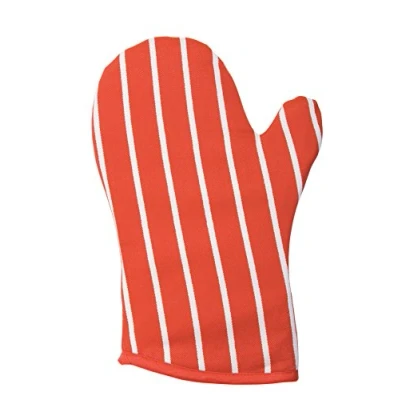 Image of Dexam Rushbrookes Classic Butchers Stripe Gauntlet Red