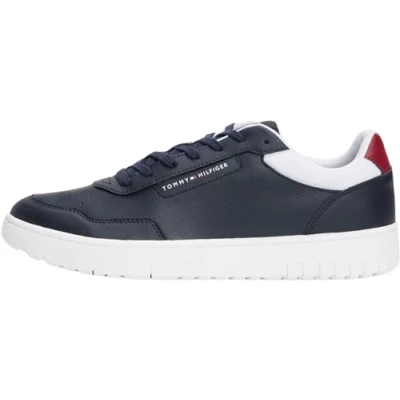 Image of Tommy Hilfiger Basket CORE LITE Trainers, Men&#039;s, Size: 7, Desert sky Leather and textile