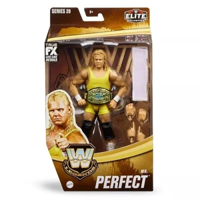 Image of WWE Elite Collection Mr Perfect Wrestling Action Figure Legends Mattel Series 20