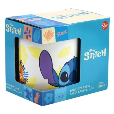 Image of Stitch Iconic TV Cartoon Characters Coffee Cups Ceramic Mug 11oz in Gift Box Christmas, Birthday, Perfect (Stitch)