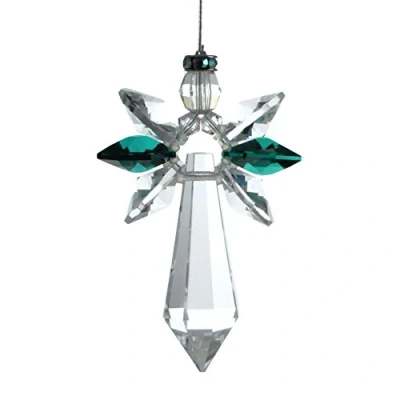 Image of Crystals lucky crystal angel, Crystal, emerald, 19,4 x 3,5 1 cm