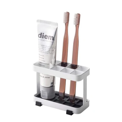 Image of Yamazaki TOWER TOOTHBRUSH STAND WH