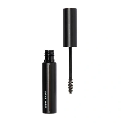 Image of Wow Brow Gel, Volumizing, Buildable, Wax Gel Hybrid, Creates Full, Voluminous Looking Brows, Locks Hairs In Place, Deep Brown, Fiber Infused 3.5g