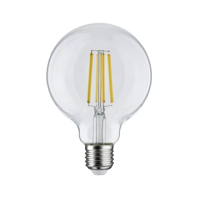 Image of Paulmann 29127 Eco Line Filament 230V LED Globe G95 E27 840lm 4W 4000K Clear lamp