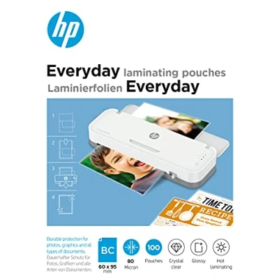 Image of HP Everyday Laminating Pouches for Business Cards 80 Micron 100x
