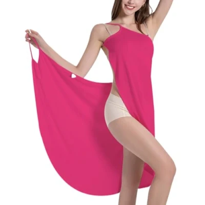 Image of Bamboo Wrap Dress Cover Up,Beach Sarongs for Women Spaghetti Strap Backless Towel Up, Long Bathing Suit Wrap, Beach Around Dresses S Type 3