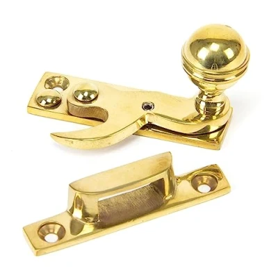 Image of From The Anvil Polished Brass Prestbury Sash Hook Fastener
